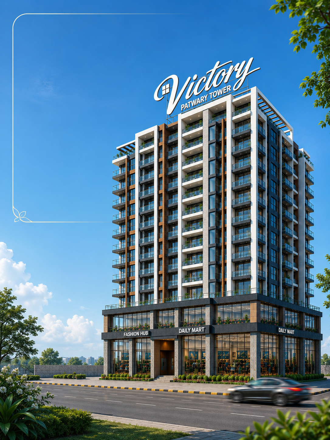 Victory Patwary Tower-Sipahibag Khilgaon - Grand Reception Lobby and Common Area in Khilgaon